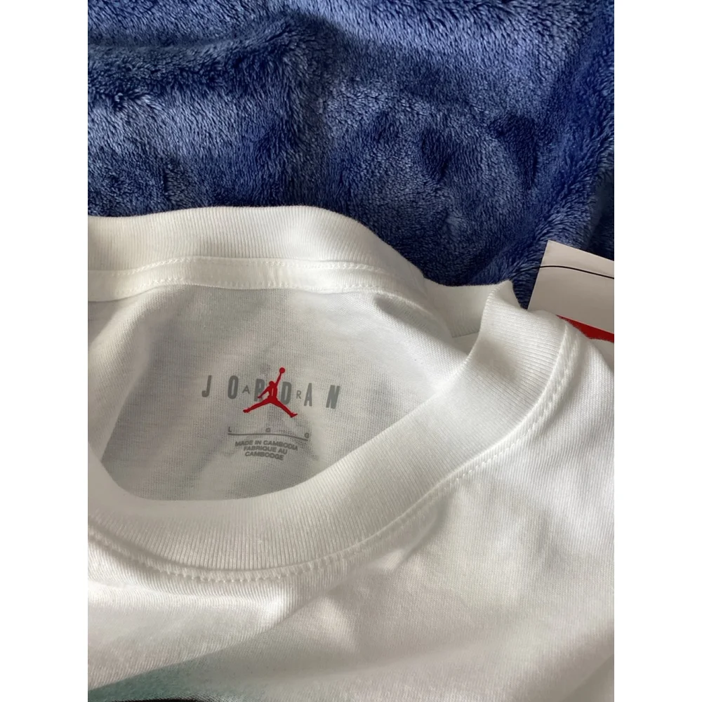 Jordan AJ5 Men’s T-Shirt Sz: Large Color: White